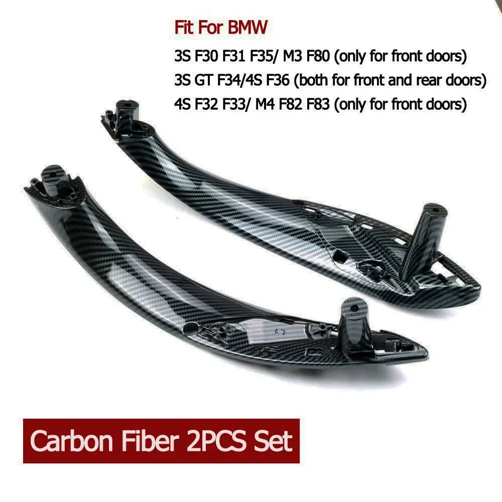 Para BMW Serie 3 F30 F80 F31 F32 F33 F34 F35 F36 2013-18 tirador de puerta Interior Panel interior con cubierta embellecedora accesorios de coche