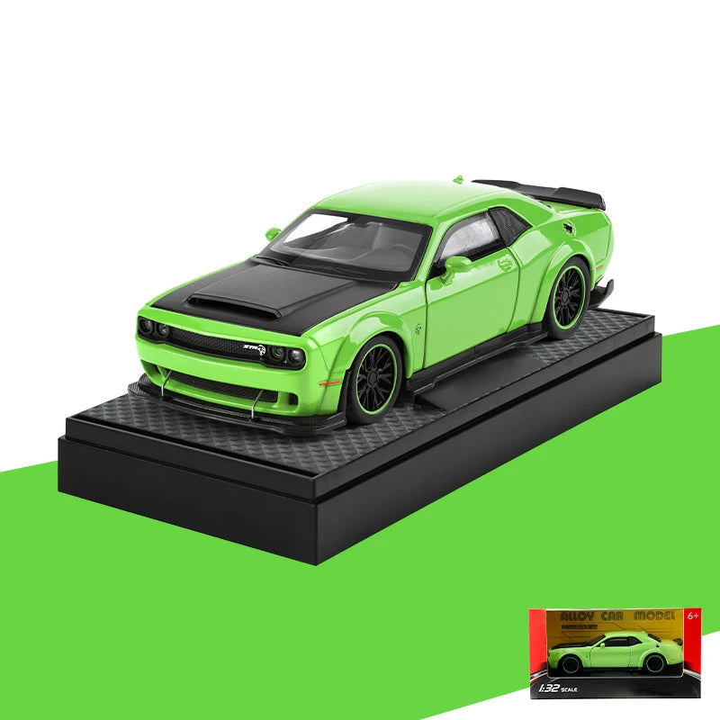 1:32 Dodge Challenger SRT Hellcat Redeye V8 de aleación de Metal a Diecast modelo de coche deportivo de Músculo americano colección de decoraciones de Hobby