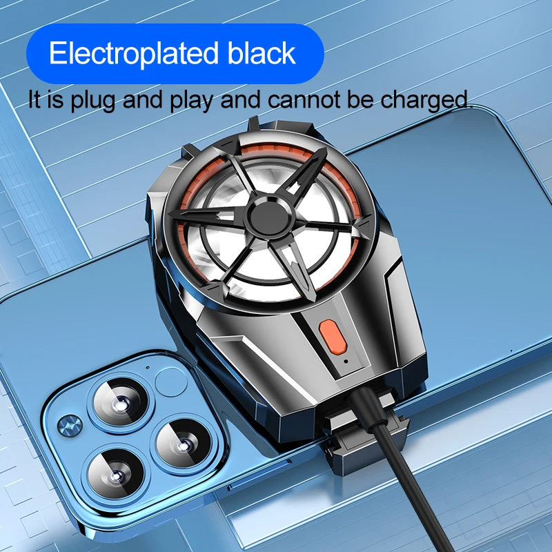 Enfriador de teléfono móvil, ventilador portátil recargable para juegos, Enfriador de teléfono para juegos, accesorios para teléfono móvil Black Shark