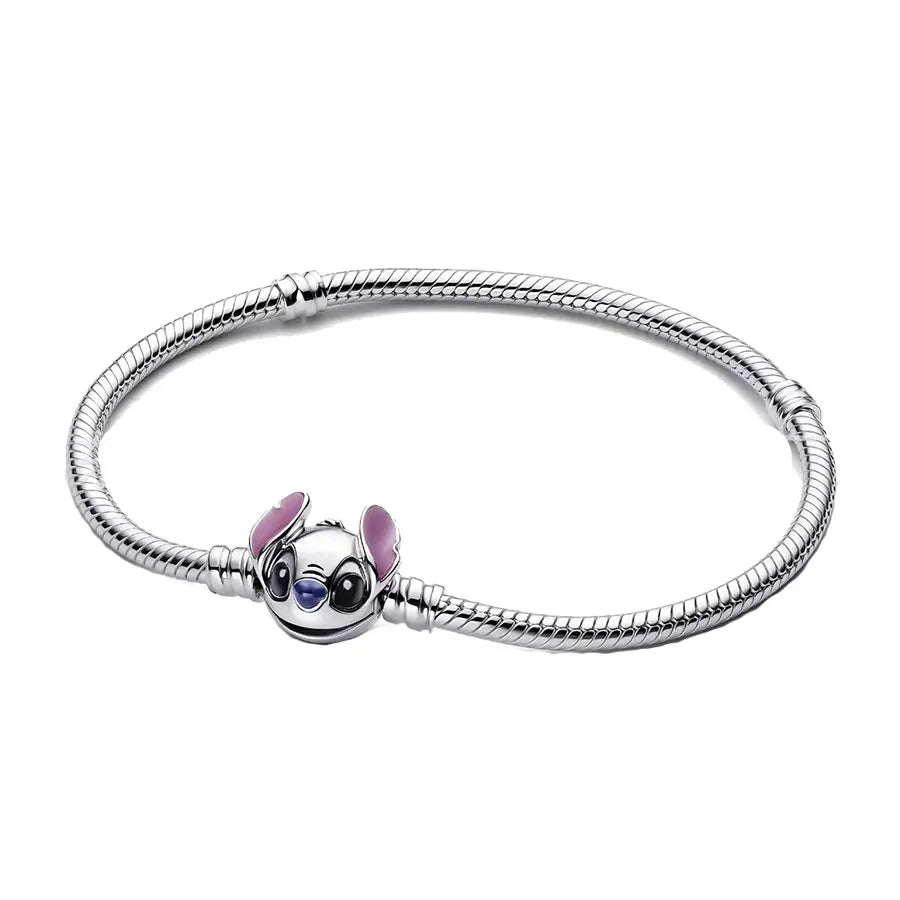 Pulsera de hueso de serpiente de Spider Man de plata de ley 100% S925, adecuada para pulsera Pandora, regalo de joyería de moda para mujer bi