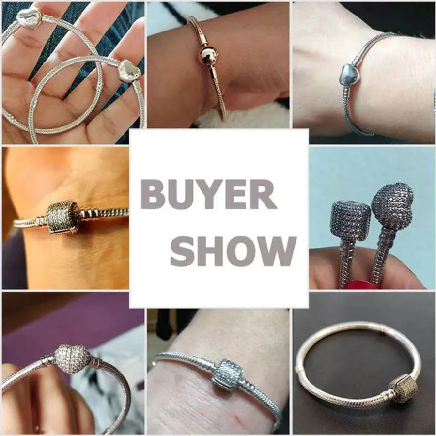 Pulsera de hueso de serpiente de Spider Man de plata de ley 100% S925, adecuada para pulsera Pandora, regalo de joyería de moda para mujer bi