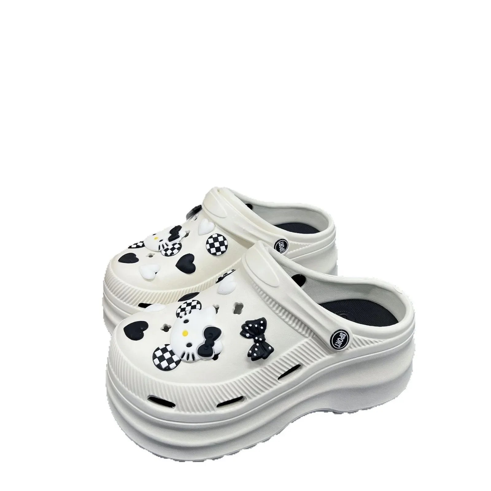 Nuevas zapatillas bonitas de Internet famosas y súper populares para mujer, zapatos de zuecos de moda de verano para exteriores y interiores de doble uso