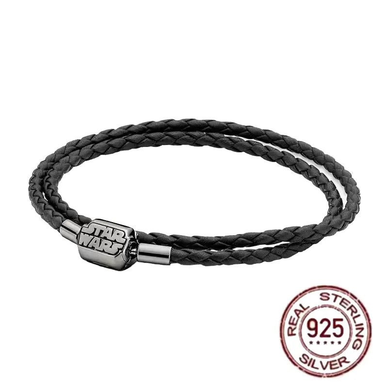 Pulsera de hueso de serpiente de Spider Man de plata de ley 100% S925, adecuada para pulsera Pandora, regalo de joyería de moda para mujer bi