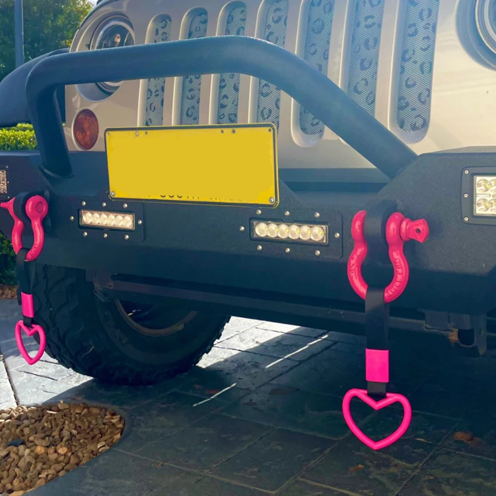 Correa de mano con mango de autobús y tren JDM, 1 Uds., anillo Tsurikawa, estilo de corazón, correa con abalorio de deriva, accesorios para automóvil, correa para coche