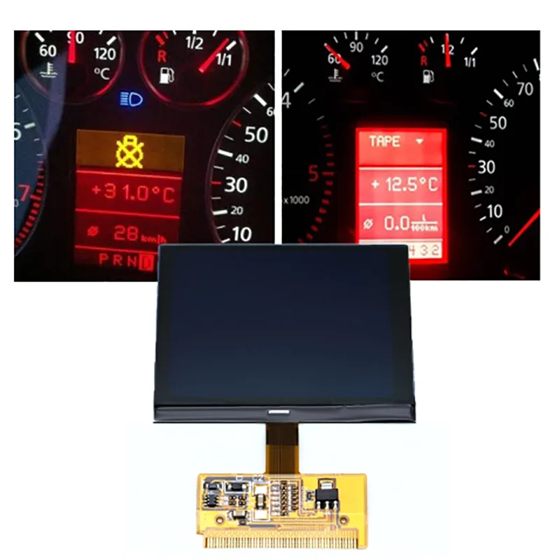Accesorios de herramientas de diagnóstico de coche OBD2, pantalla de seguimiento LCD VDO para Audi A3 A4 A6, Volkswagen, VW, Passat, asiento