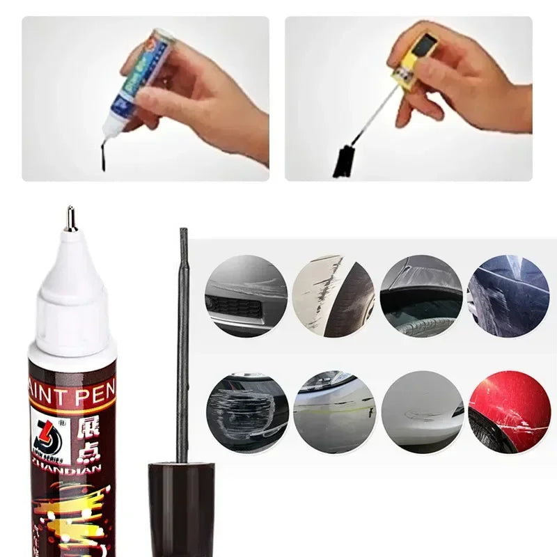 Pluma de pintura de coche, reparación de arañazos, líquido perla, blanco, plateado, gris, negro, selección especial multicolor, pluma de reparación de arañazos de pintura de coche