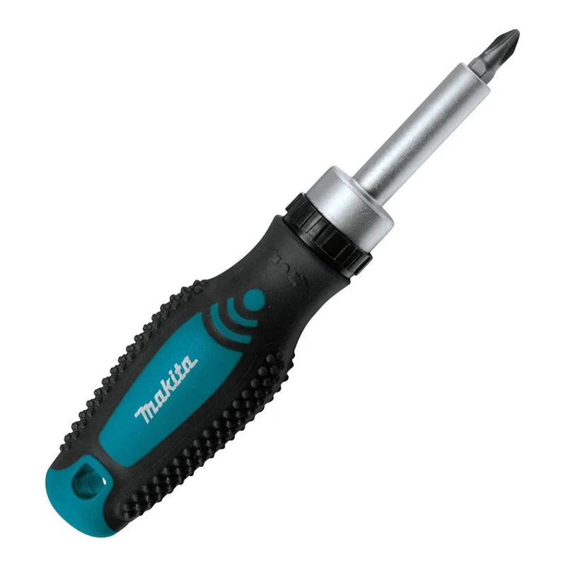 Makita D-58833 Punta de destornillador magnético de trinquete reemplazable positiva negativa antideslizante multifuncional herramientas manuales fáciles de llevar