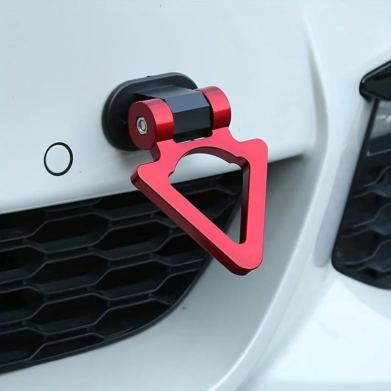 Gancho de remolque triangular para coche, gancho de remolque automático con personalidad, 1 ud.