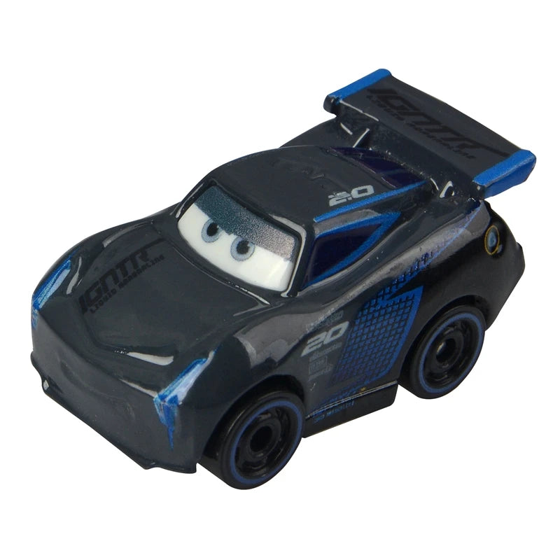 Mini coches originales de Disney Pixar, modelo de coche de juguete de Metal fundido a presión, relámpago McQueen Jackson Storm Curz, vehículos de juego, regalos para niños