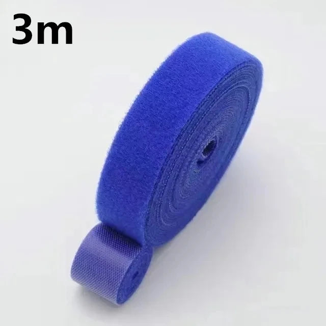 Organizador de Cables de 1/5M, cinta enrolladora de cables para auriculares, Protector de corbatas para iPhone, Xiaomi, Samsung