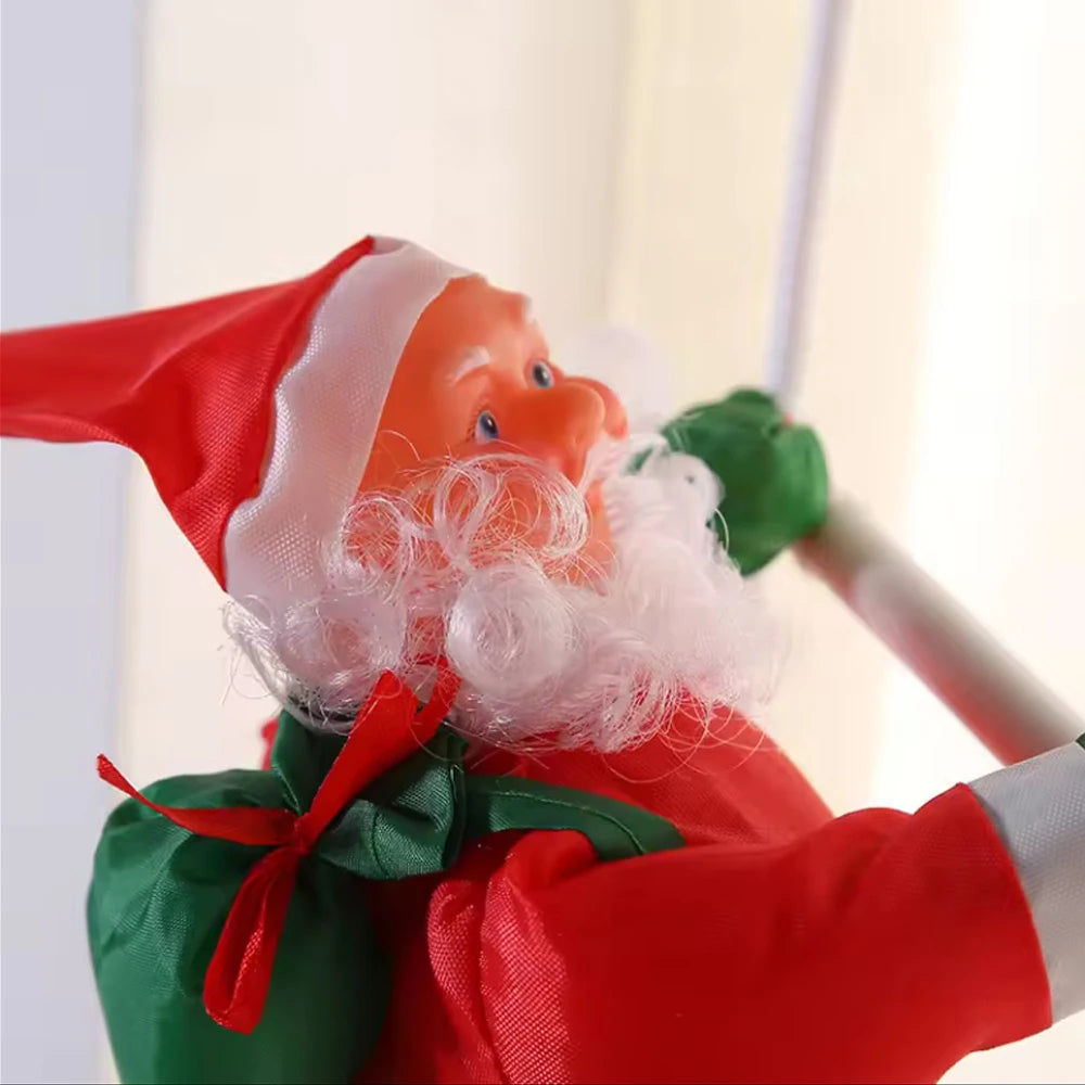 Decoración navideña de Papá Noel para escalar, regalos de decoración del hogar, decoración de restaurante, muñeca colgante, 1 ud.