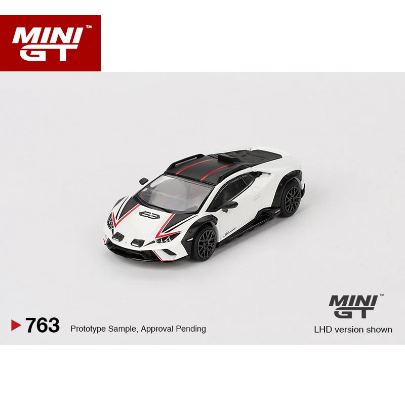 MINIGT 1:64 Huracan Sterrato Bianco Asopo MGT coche en miniatura de aleación 763