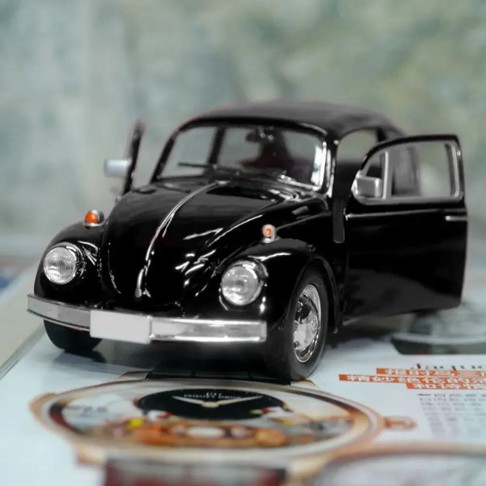 Recién llegado, escarabajo Retro Vintage fundido a presión, modelo de coche extraíble, juguete para niños, decoración de regalo, figuritas bonitas en miniatura