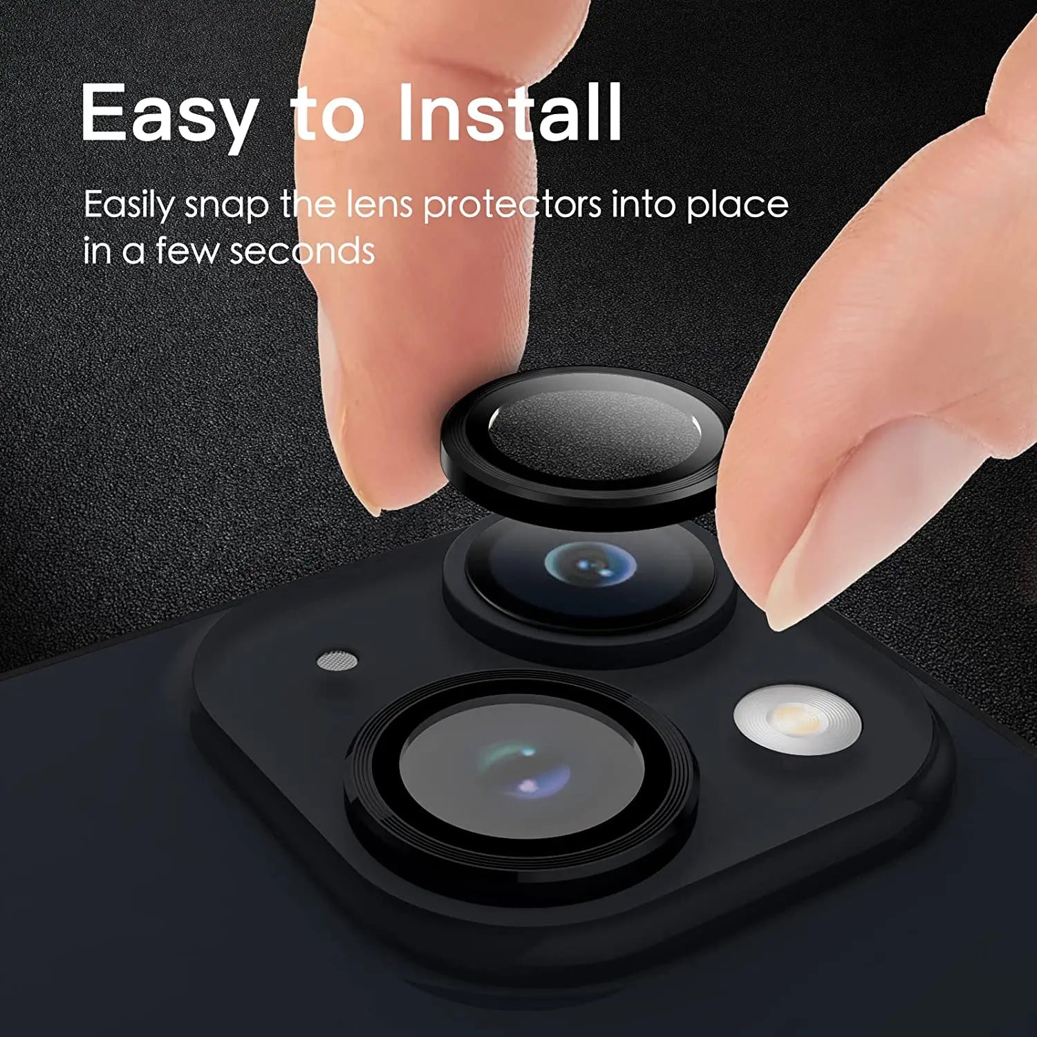 Protector de lente de cámara 3D para iPhone 14 Plus 13 Pro Max 12 Mini iPhone14 14Pro 13Pro 12Pro 14Plus cubierta protectora de vidrio templado