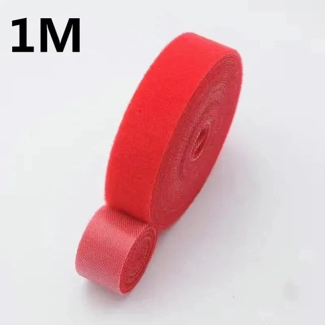 Organizador de Cables de 1/5M, cinta enrolladora de cables para auriculares, Protector de corbatas para iPhone, Xiaomi, Samsung