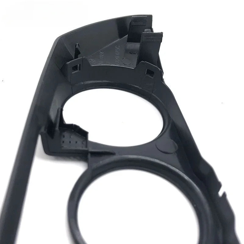 Tapa de cubierta embellecedora de Panel de Control de calentador de CA para salpicadero delantero de coche, color negro, compatible con Polo 9N 2002-2010 6Q 0820075 C 1QA
