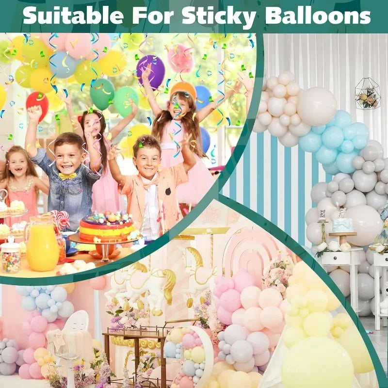 Cinta adhesiva transparente de doble cara, pegamento para globos, adhesivo de puntos, globos para fiesta de boda y cumpleaños, pegatina de pegamento, soporte para fotos, arco