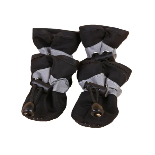 Zapatos Impermeables para Perros, Antideslizantes, para Lluvia, Juego de 4 Piezas, Pantuflas Cálidas para Gatos, Mantienen la...
