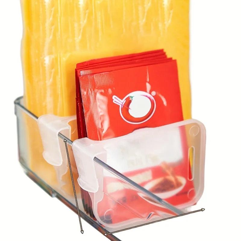 Tablero de partición de almacenamiento para refrigerador doméstico, divisor de refrigerador ajustable, separadores de almacenamiento, organizador de estante para latas de botellas de cocina