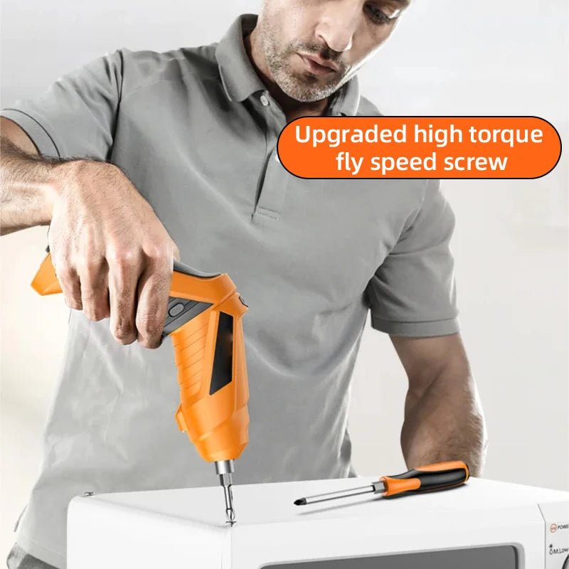 Destornillador eléctrico ZTEN, destornillador inalámbrico recargable, juego de destornilladores inalámbricos de impacto potente, Mini taladro, herramientas eléctricas