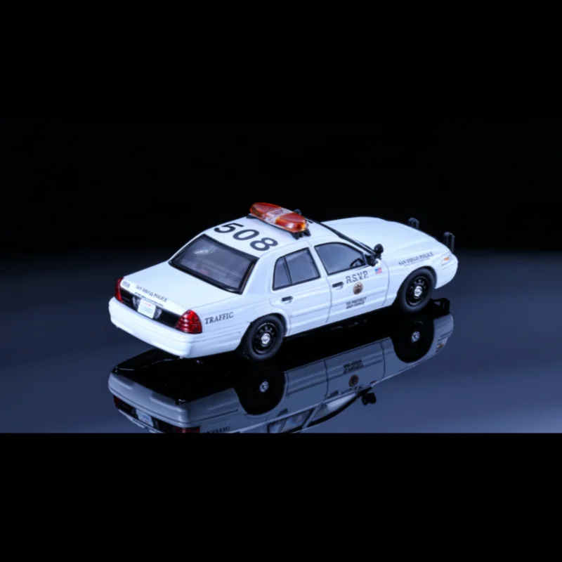 Rollin 1/64 Victoria Crown San Francisco División de tráfico Modelo de aleación pintada
