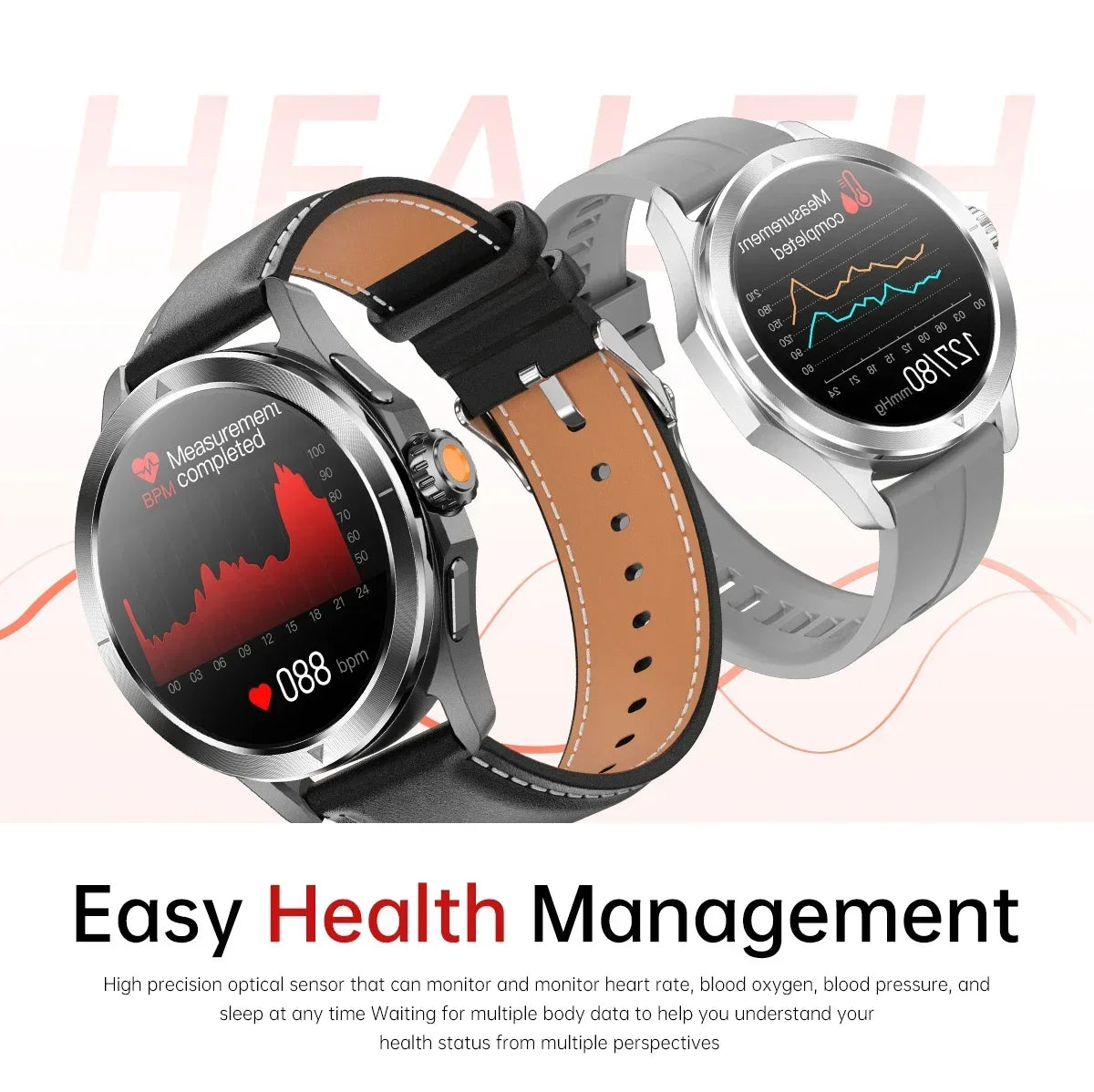 Xiaomi 2025 nuevo reloj inteligente hombres mujeres Smartwatch hombres reloj electrónico para Android IOS Fitness Tracker moda reloj inteligente mujeres