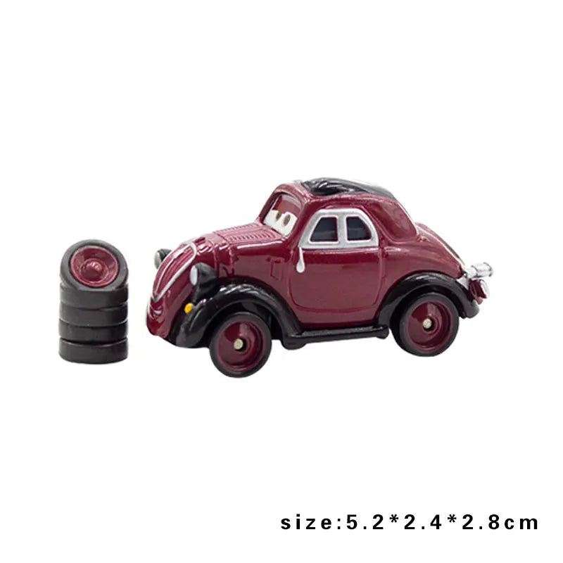 Mini coches originales de Disney Pixar, modelo de coche de juguete de Metal fundido a presión, relámpago McQueen Jackson Storm Curz, vehículos de juego, regalos para niños