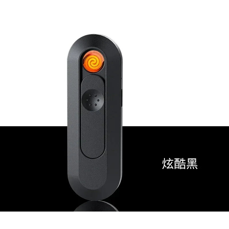 Mini encendedor de cigarrillos con carga USB de tungsteno a prueba de viento, silencioso en toda la red, los accesorios para cigarrillos más favorable