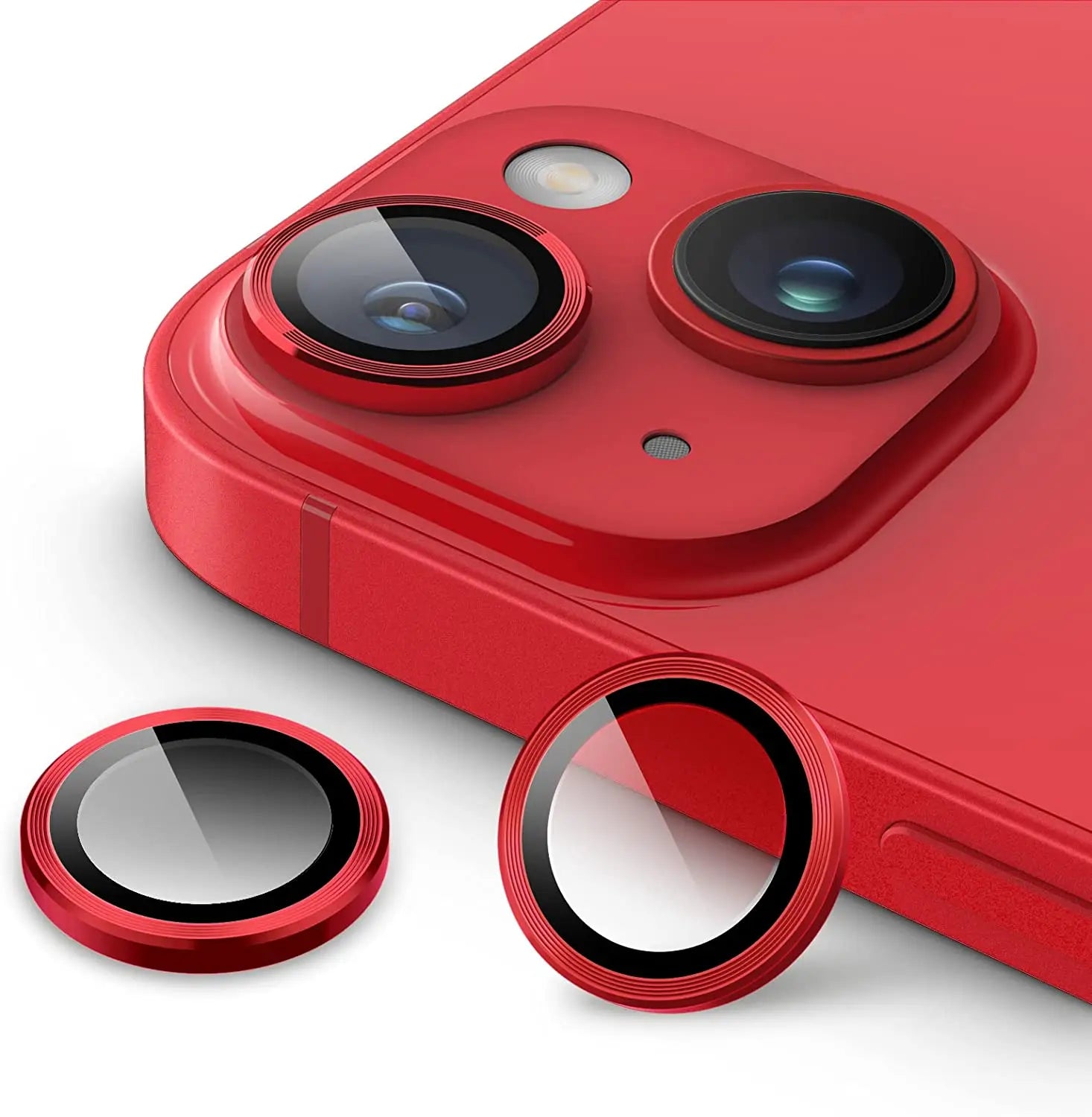 Protector de lente de cámara 3D para iPhone 14 Plus 13 Pro Max 12 Mini iPhone14 14Pro 13Pro 12Pro 14Plus cubierta protectora de vidrio templado