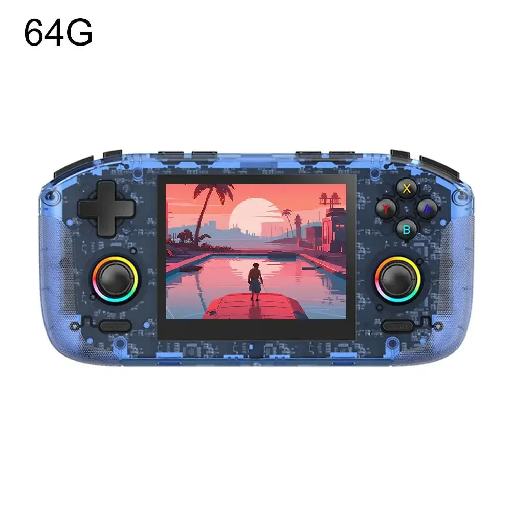 Para consola portátil Retro RK35H, sistema Linux de código abierto, consolas de juegos clásicas, reproductor de vídeo portátil con pantalla IPS de 3,5 pulgadas