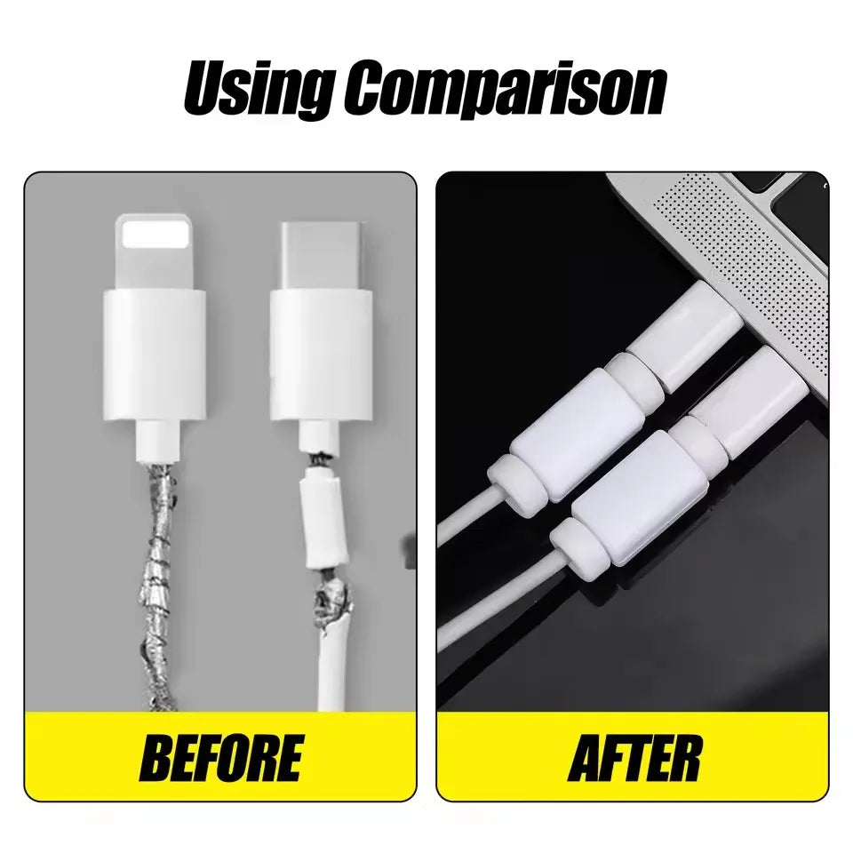 Protector de Cable de cargador Universal para IPhone IOS/Tipo C/Micro USB/Android, funda protectora de Cable antirotura