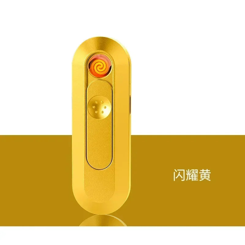Mini encendedor de cigarrillos con carga USB de tungsteno a prueba de viento, silencioso en toda la red, los accesorios para cigarrillos más favorable
