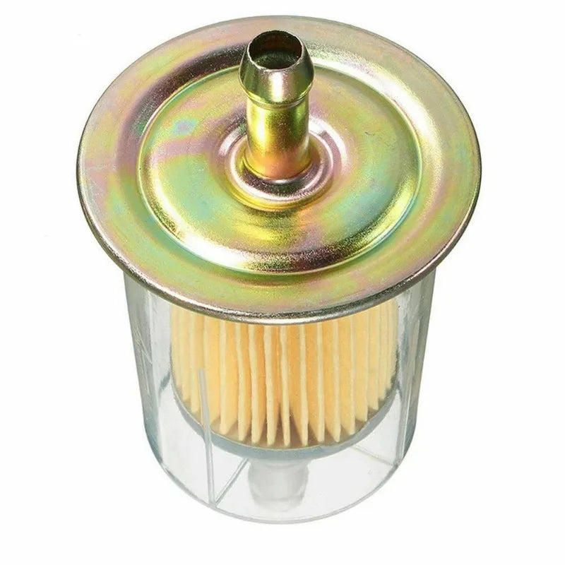 Filtro de combustible universal para gasolina diésel, filtro de combustible para herramientas de jardín RV, camión, coche, motocicleta, scooter, reemplazo duradero