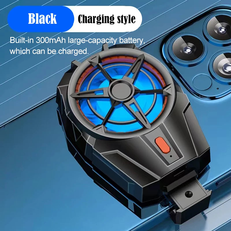 Enfriador de teléfono móvil, ventilador portátil recargable para juegos, Enfriador de teléfono para juegos, accesorios para teléfono móvil Black Shark