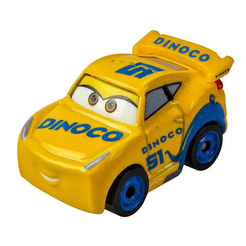 Mini coches originales de Disney Pixar, modelo de coche de juguete de Metal fundido a presión, relámpago McQueen Jackson Storm Curz, vehículos de juego, regalos para niños