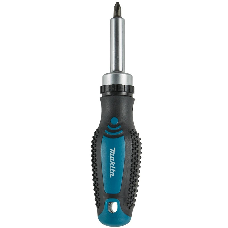 Makita D-58833 Punta de destornillador magnético de trinquete reemplazable positiva negativa antideslizante multifuncional herramientas manuales fáciles de llevar