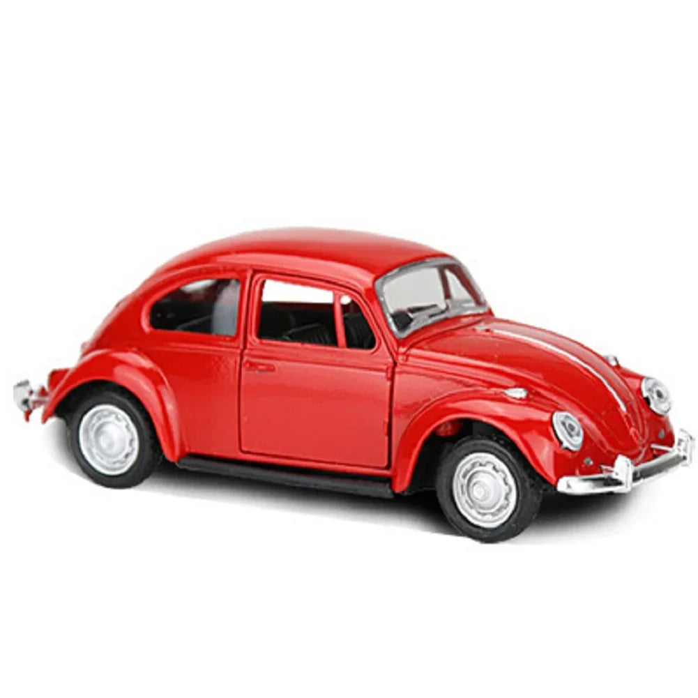 Recién llegado, escarabajo Retro Vintage fundido a presión, modelo de coche extraíble, juguete para niños, decoración de regalo, figuritas bonitas en miniatura