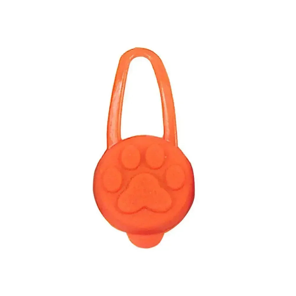 1 unidad de linterna LED nocturna para perro, Collar para perro y gato, colgante brillante, Collar de seguridad para mascotas, collares luminosos de decoración