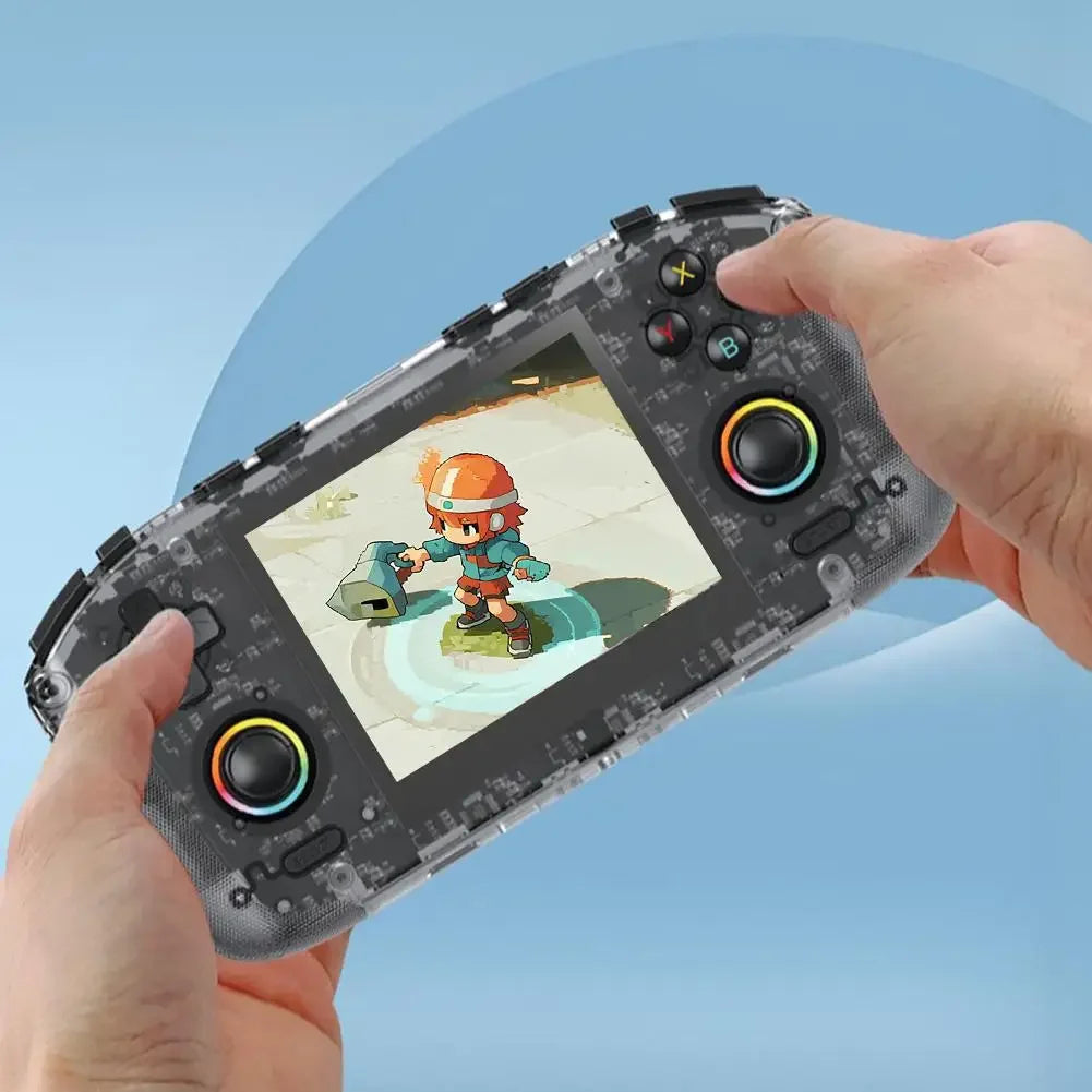 Para consola portátil Retro RK35H, sistema Linux de código abierto, consolas de juegos clásicas, reproductor de vídeo portátil con pantalla IPS de 3,5 pulgadas