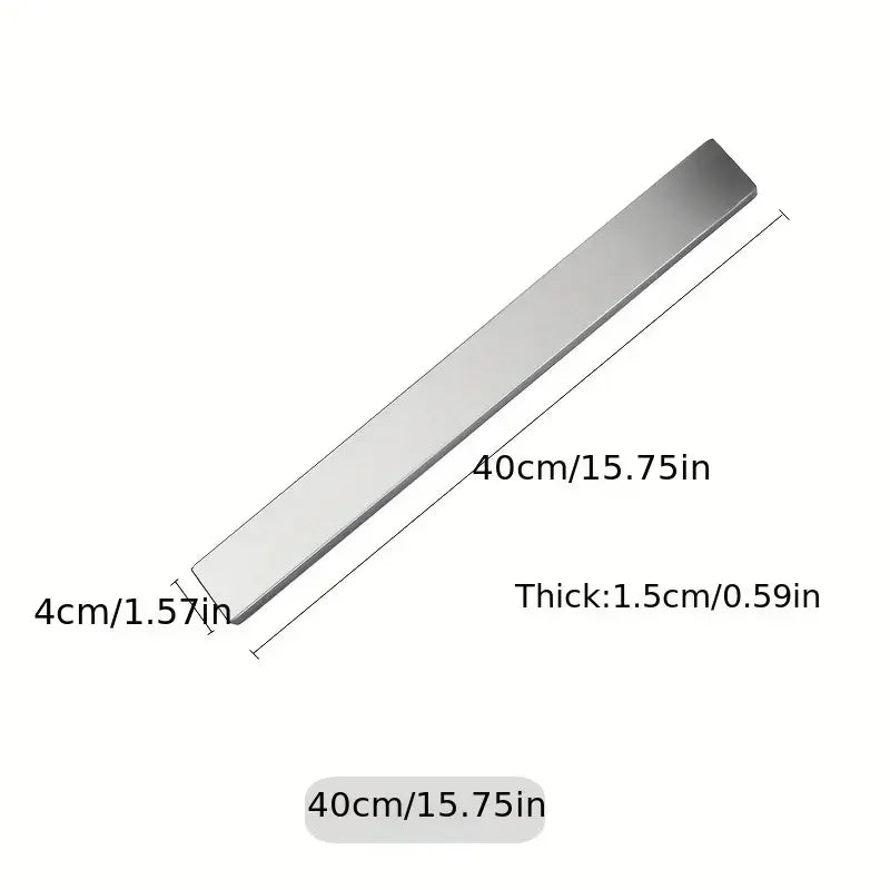 Tira magnética profesional de acero inoxidable, soporte magnético para cuchillos, estante para cuchillos de cocina, barra 30 40 50 cm, accesorios de cocina