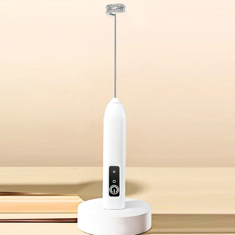 Diwiter-espumador de leche eléctrico, batidor de huevos de mano, cafetera, licuadora eléctrica, Mini licuadora portátil, herramienta de cocina