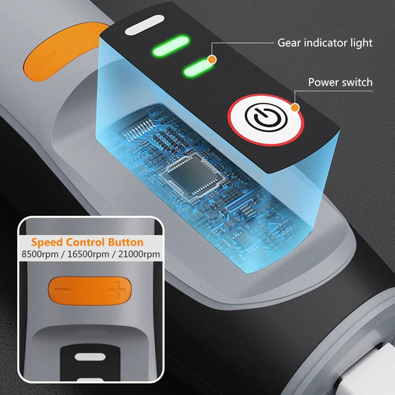 Herramienta rotativa inalámbrica USB de 35W Dremel DIY Mini taladro pluma de grabado eléctrico 3 velocidades Mini juego de taladro inalámbrico 8500r-21000r/min