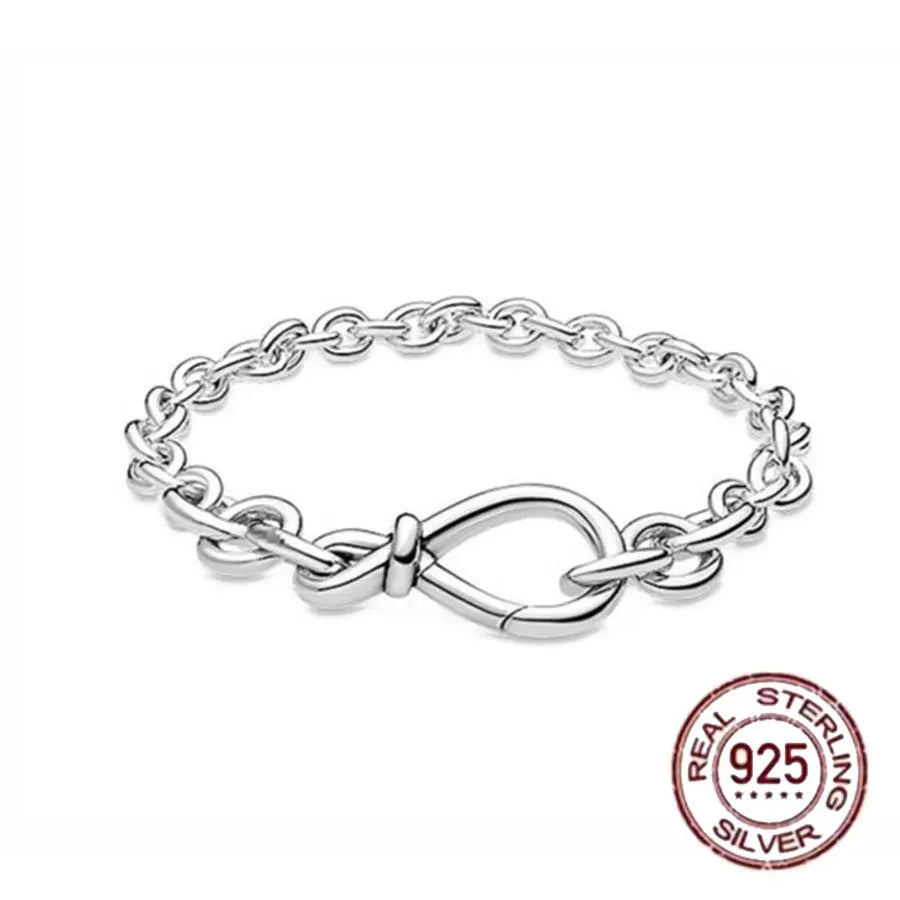 Pulsera de hueso de serpiente de Spider Man de plata de ley 100% S925, adecuada para pulsera Pandora, regalo de joyería de moda para mujer bi