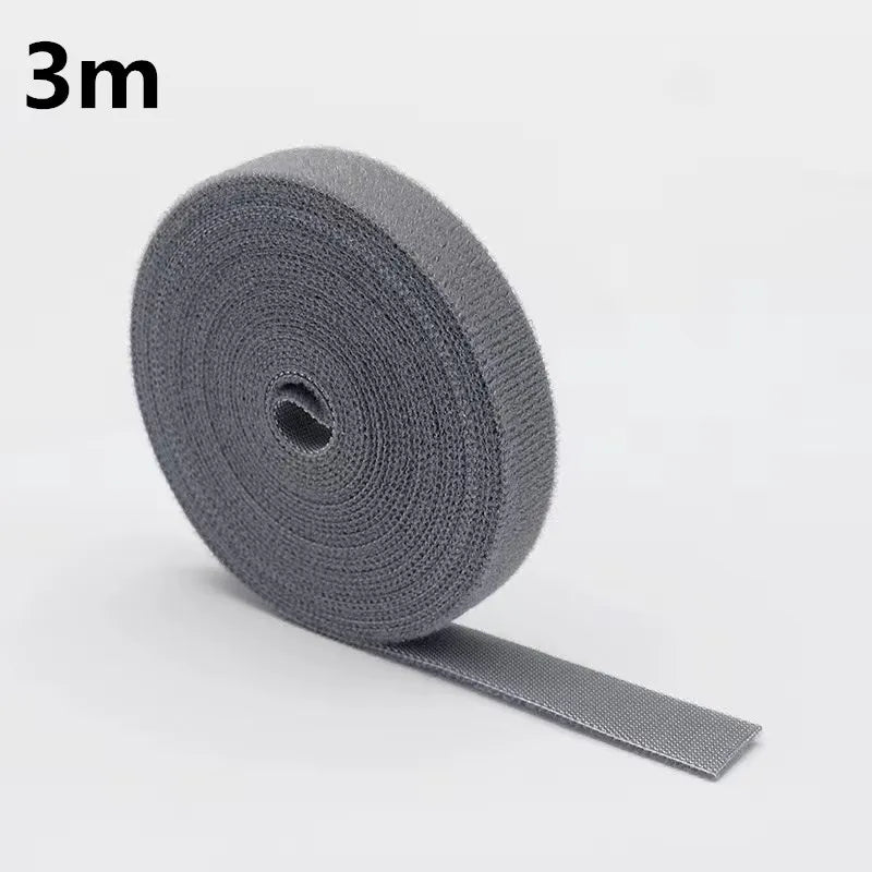 Organizador de Cables de 1/5M, cinta enrolladora de cables para auriculares, Protector de corbatas para iPhone, Xiaomi, Samsung