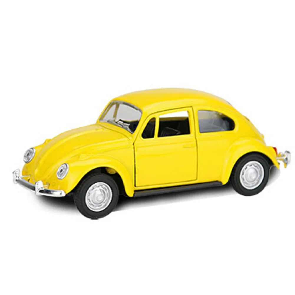 Recién llegado, escarabajo Retro Vintage fundido a presión, modelo de coche extraíble, juguete para niños, decoración de regalo, figuritas bonitas en miniatura