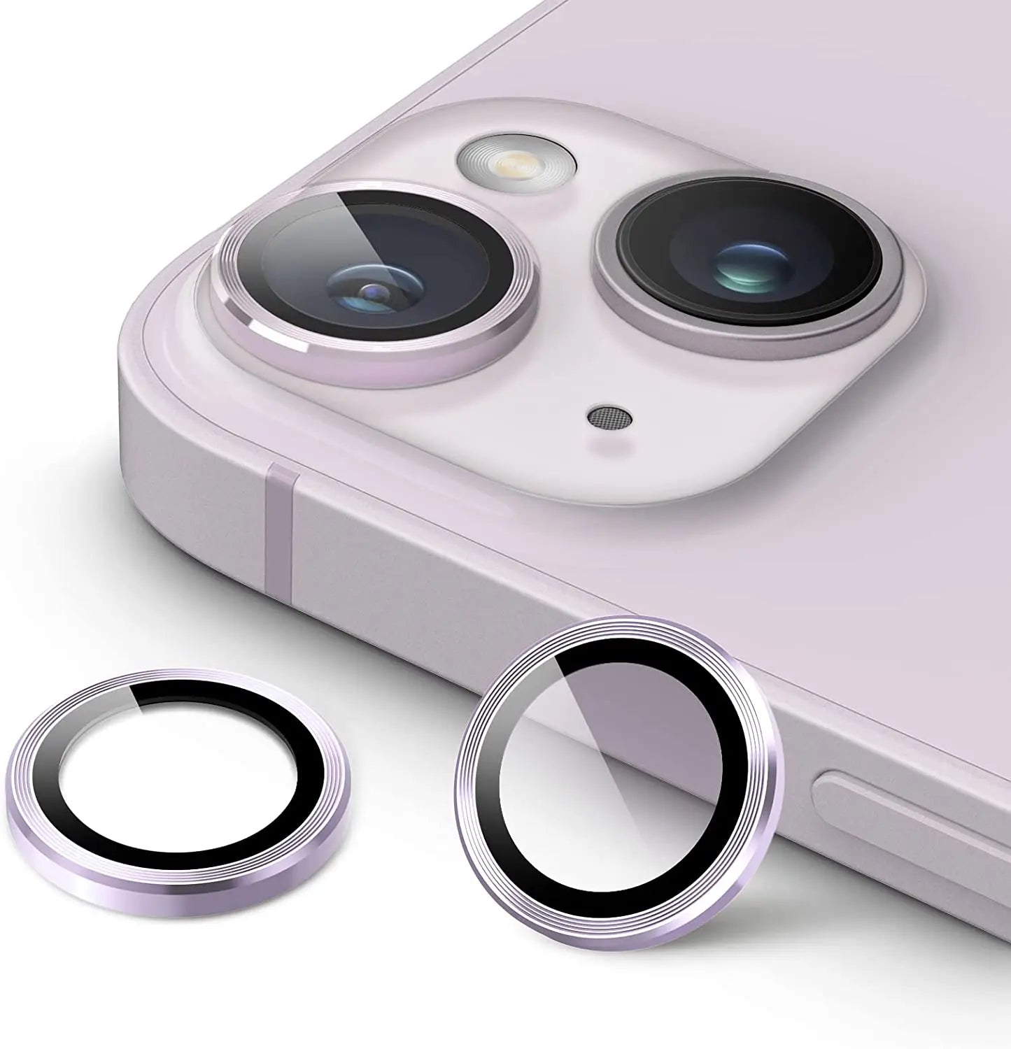 Protector de lente de cámara 3D para iPhone 14 Plus 13 Pro Max 12 Mini iPhone14 14Pro 13Pro 12Pro 14Plus cubierta protectora de vidrio templado