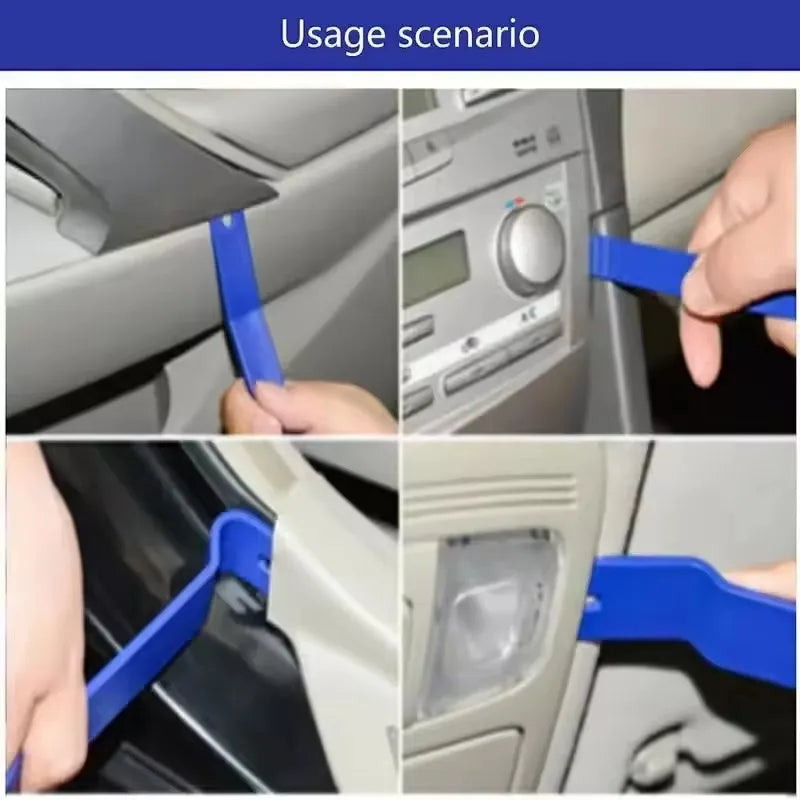 Conjunto De Herramientas De Mano Para Automóviles Kit De Herramientas De Desmontaje De Automóviles Herramientas De Repuesto De Sonido Herramientas De Repuesto De DVD Herramientas De Extracción Del Tablero Y Panel De Tr