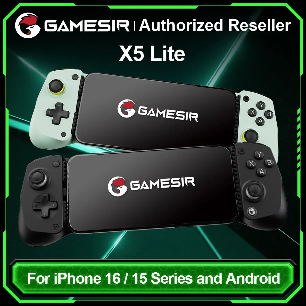 Controlador de juegos móvil Gamesir X5 Lite para palos de efecto Hall de IOS y Android tipo C