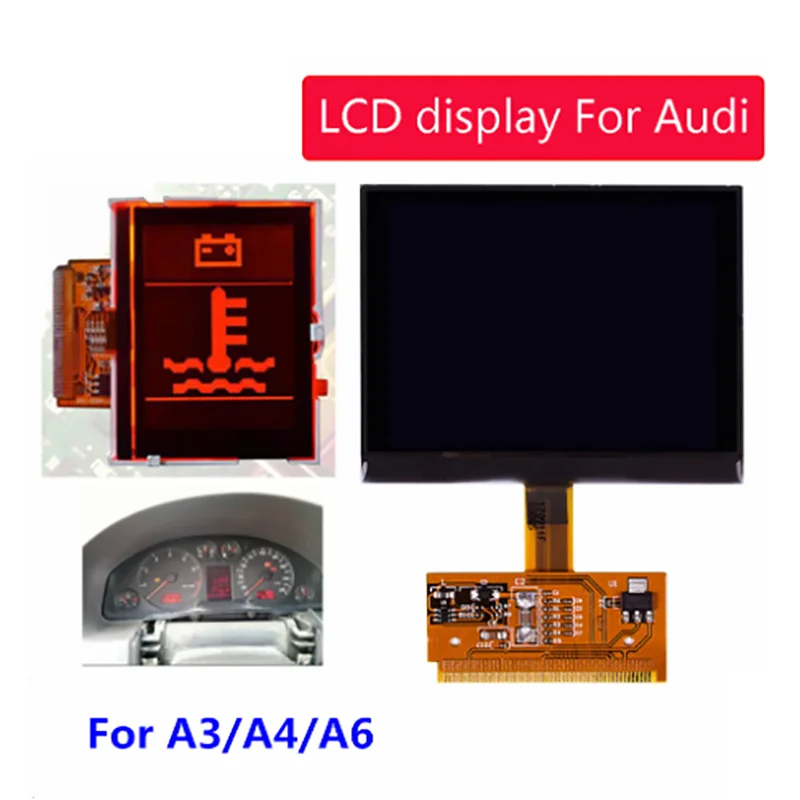 Accesorios de herramientas de diagnóstico de coche OBD2, pantalla de seguimiento LCD VDO para Audi A3 A4 A6, Volkswagen, VW, Passat, asiento