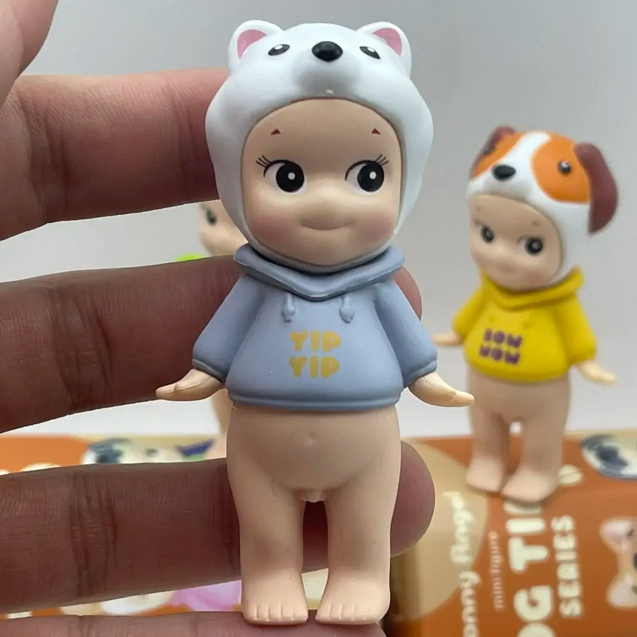 Nueva caja ciega de la serie temporal de Sonny Angel Dog de alta calidad, figuras de Anime de escritorio para aniversario, adornos, muñecos de juguete, regalos de cumpleaños